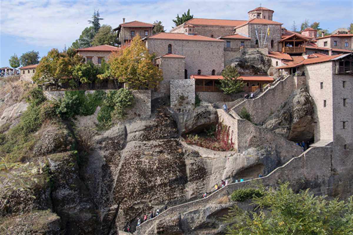 Great Meteoron monastery built on a rock pillar at Meteora, Meteora monasteries tickets